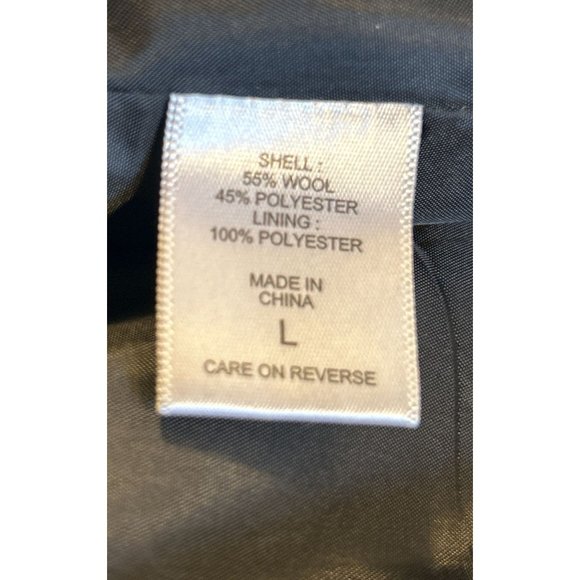 New York & Company Jacket Womens Large Red Plaid Peacoat - Picture 5 of 10